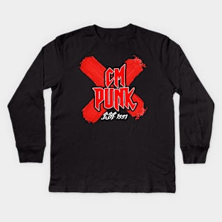 CM PUNK Kids Long Sleeve T-Shirt